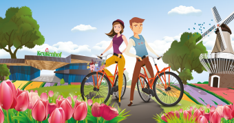 fietstocht met gids langs de tulpenvelden